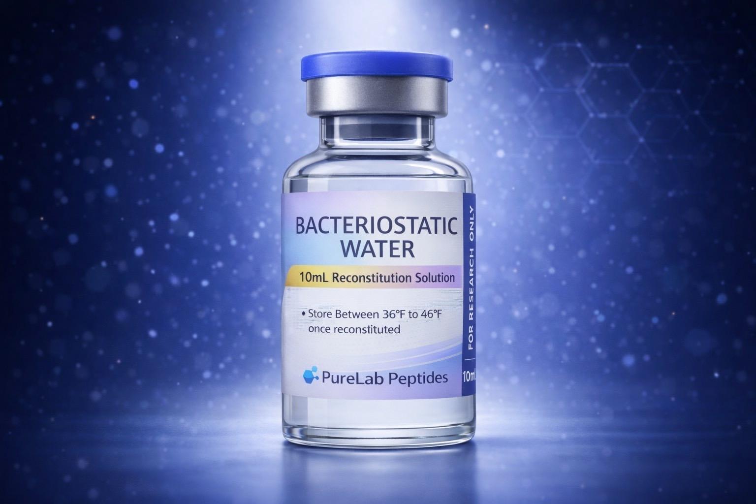 Bacteriostatic Water 10mL label